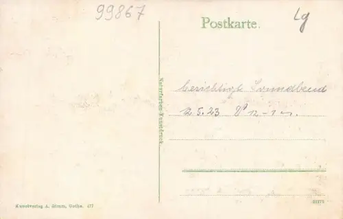 Gruss aus der Gartenstadt Gotha Herzogl. Orangerie AK