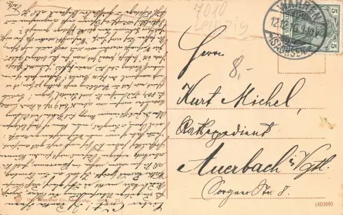 Leipzig Naundörfchen Postkarte AK 1910