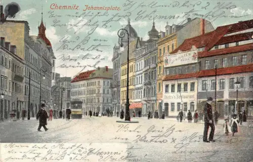 AK CHEMNITZ Johannisplatz 1906