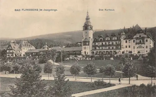 Bad Flinsberg im Isergebirge Das Kurhaus Postkarte AK 1916