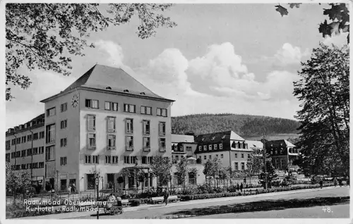 Radiumbad und Kurhotel Oberschlema Sachsen Postkarte