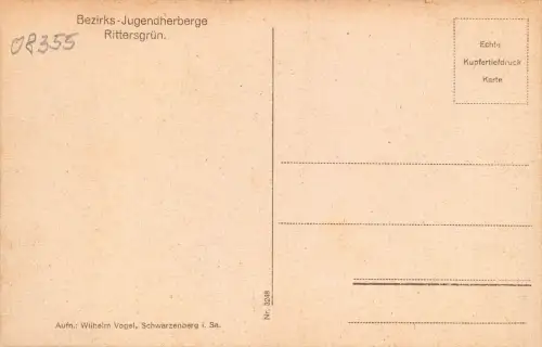 Jugendherberge Rittersgrün Sachsen Postkarte