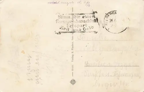 Kauffmanns Kuranstalt See u. Solbad Kolberg Pommern Postkarte AK