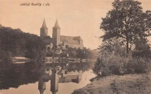 Schloß Rochlitz i. Sa. Postkarte AK