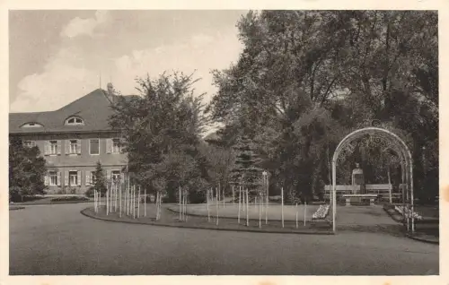 Landesversicherungsanstalt Sachsen Heilstätte Lindenhof Coswig Postkarte AK