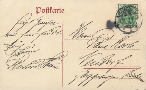 Hamburg St. Pauli Landungsbrücken AK 1912