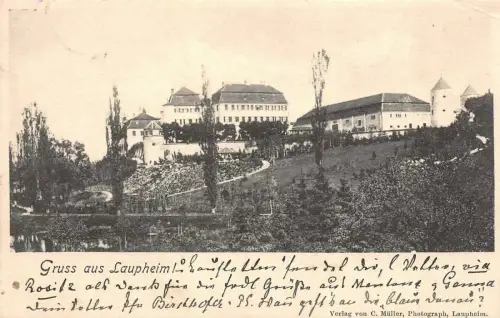 Gruss aus Laupheim! Baden-Württemberg Postkarte AK 1904
