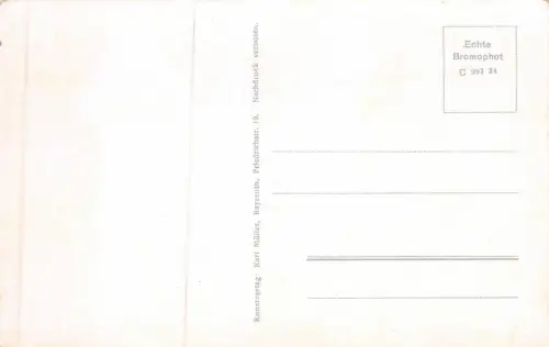 Schlösschen in Schnabelwaid Oberfranken Bayern Postkarte AK