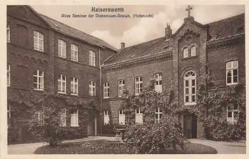 Altes Semniar Diakonisssen-Anstalt Kaiserwerth Nordrhein-Westfalen Postkarte AK