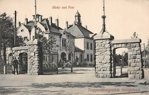 Truppenübungsplatz Königsbrück Wache und Post Postkarte