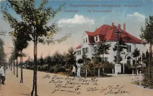 Truppenübungsplatz Königsbrück Neues Lager Postkarte 1918