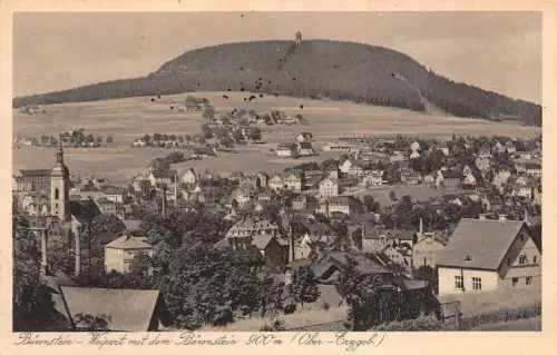Bärenstein - Weipert mit dem Bärenstein (Ober-Erzgeb.) Postkarte AK 1939
