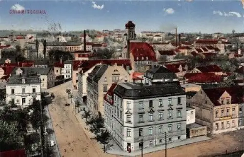 Crimmitschau Sachsen Ansicht Feldpostkarte 1916