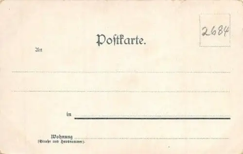 Fütterung der Wildschweine in Moritzburg Sachsen Postkarte