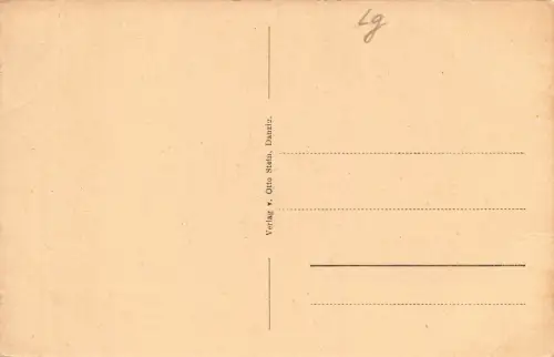 Danzig Artushof m. Neptunbrunnen Postkarte