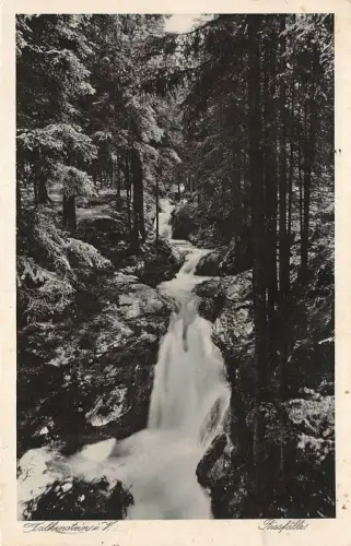 Rissfälle bei Falkenstein Vogtland Sachsen Postkarte AK 1928
