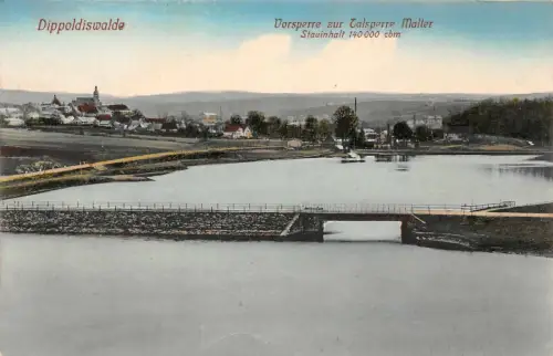 Dippoldiswalde Sachsen, Vorsperre zur Talsperre Malter AK 1914