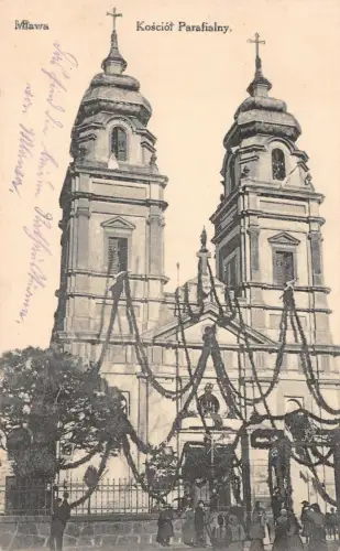 Mława Kościół parafialny Feldpostkarte