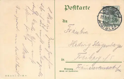 Bärenschänke mit Innenansicht in Dresden Sachsen Postkarte AK 1910