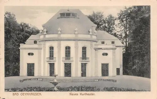 Bad Oeynhausen Neues Kurtheater Postkarte 1918