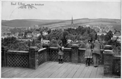 Bad Elster von der Bettybank Postkarte 1938