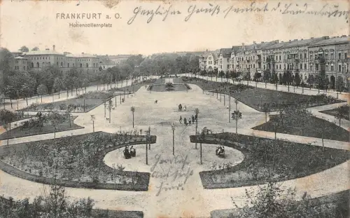 AK Frankfurt Oder Hohenzollernplatz 1908