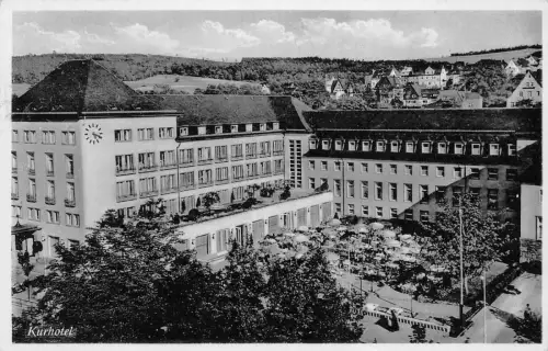 Radiumbad Oberschlema Kurhotel Sachsen Postkarte AK 1938