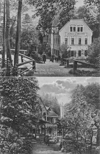 Meixmühle b. Pillnitz Dresden AK 1917
