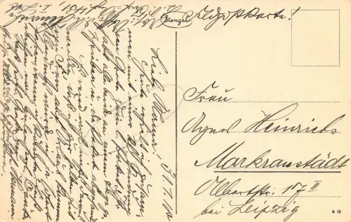 Riga Hafen-Ansicht Feldpostkarte AK