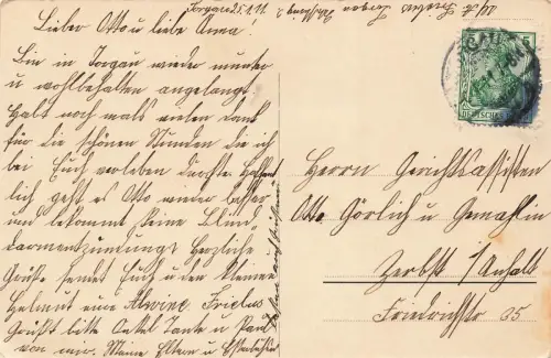 Ansicht Ringstraße Wesiring in Torgau Sachsen Postkarte AK 1911