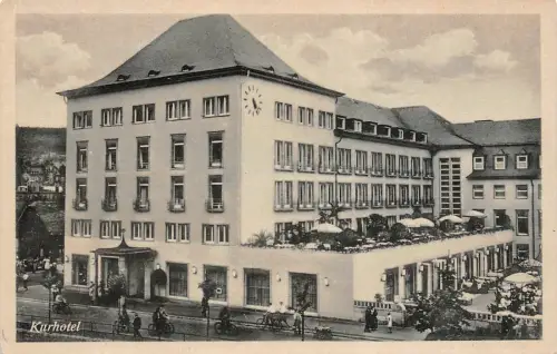 Kurhotel in Radiumbad Oberschlema Sachsen Postkarte AK
