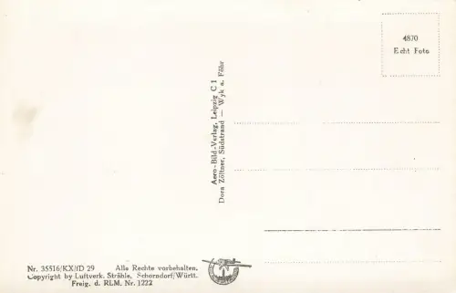 Fliegeraufnahme Südstrand Wyk Föhr Schleswig-Holstein Postkarte AK