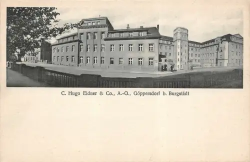 Hugo Eidner & Co., A.-G. in Göppersdorf bei Burgstädt Sachsen AK