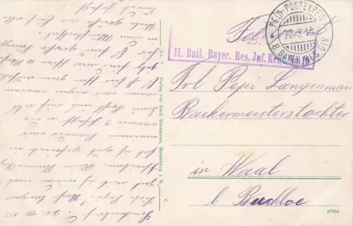 Schlucht-Tunnel Hochvogesen Postkarte AK 1915