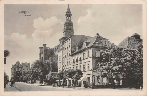 AK Głogów Glogau Markt