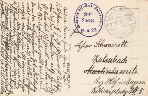 Straßenleben in Nisch Serbien Patriotika Postkarte AK 1916