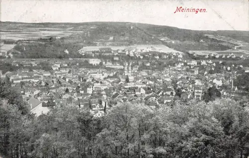 Meiningen Ansicht Postkarte