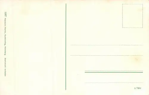 Nürnberg Heidenturm und Brunnenhäuschen Postkarte AK