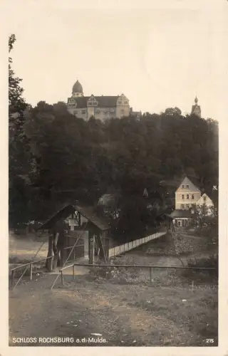 Schloss Rochsburg a. d. Mulde Postkarte AK 1930