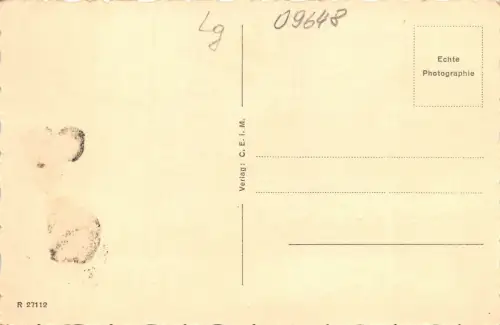 Mittweida Markt m. Rochlitzerstraße Postkarte