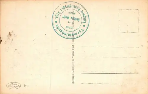 Turmsteinbaude Talsperre Boberröhrsdorf Hirschberg i./Rgb. Postkarte AK