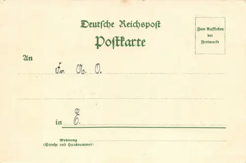 Köln Dom Ulrepforte 1897 Litho Postkarte