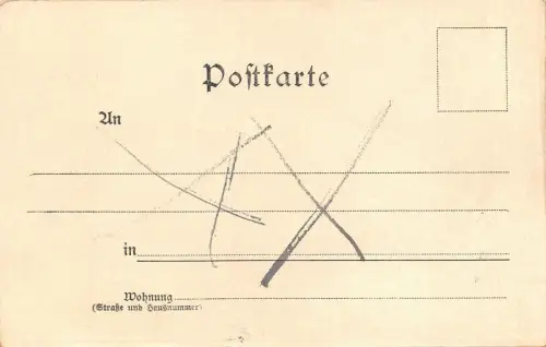 AK Zossen Chausseestrasse Evg. Kirche Postkarte