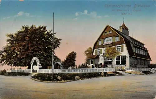 Sommerfrische Bielhaus bei Eibenstock i. Erzgeb. (650 m.) Feldpostkarte 1917