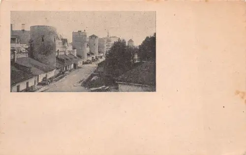 Reval,Tallin, Platz der Türme, Postkarte