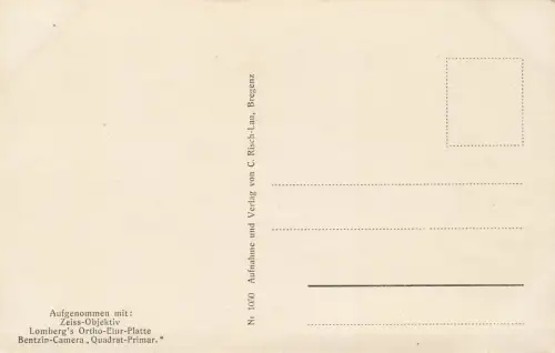 Ansicht Hafen in Lindau Bayern Postkarte AK