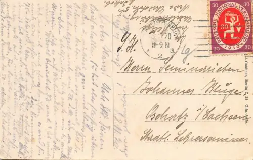 Charlottenburg Deutsches Opernhaus Postkarte 1920