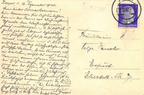 Hansestadt Danzig Große Mühle Müllergerkshaus St. Katharinenk. Postkarte AK 1942