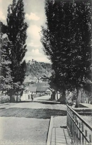 AK Treffurt a. Werra Flutbrücke Postkarte