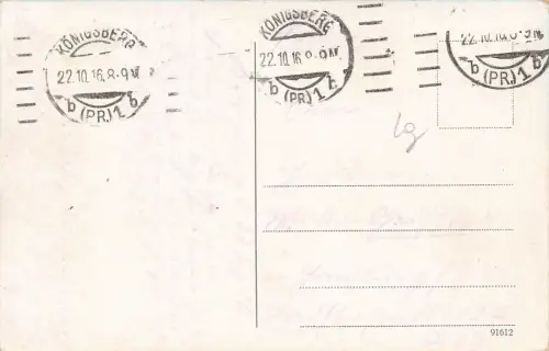 Kaserne am Steindamm in Königsberg in Ostpreußen Postkarte AK 1916